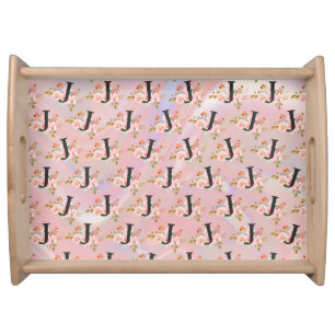 Letter J Serving Tray