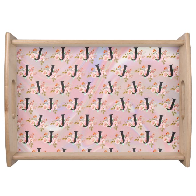 Letter J Serving Tray (Front)