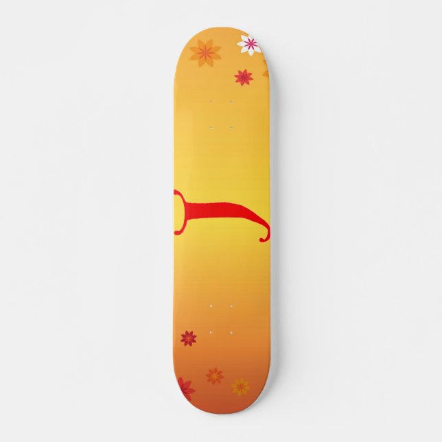 Letter J Skateboard Deck (Front)