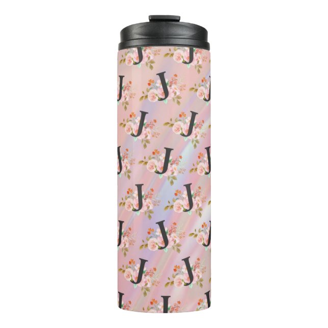 Letter J Thermal Tumbler (Front)