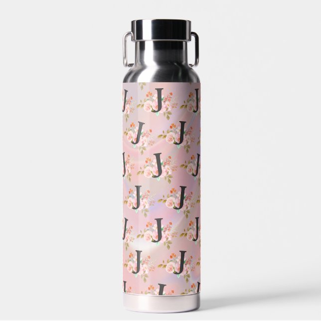Letter J Water Bottle (Front)