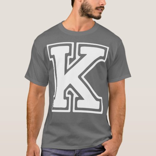 Letter K 2 T_Shirt