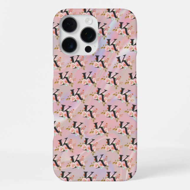 Letter K iPhone Case (Back)