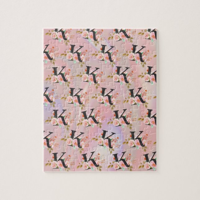 Letter K Jigsaw Puzzle (Vertical)