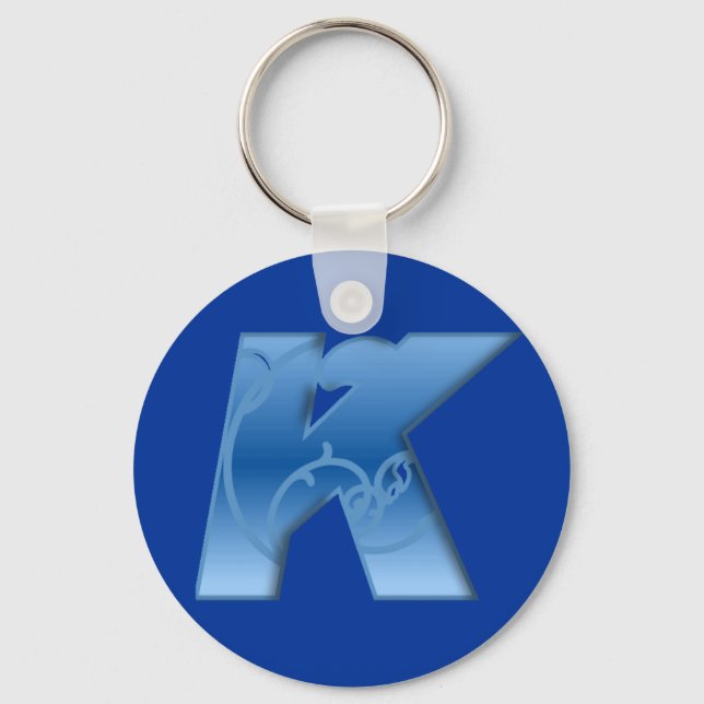 Letter K Keychain (Front)