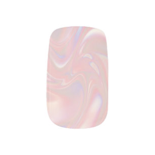 Letter K Minx Nail Art