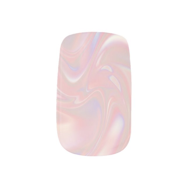 Letter K Minx Nail Art (Left Thumb)