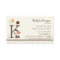 Letter K Monogram Dessert Bakery Business Cards