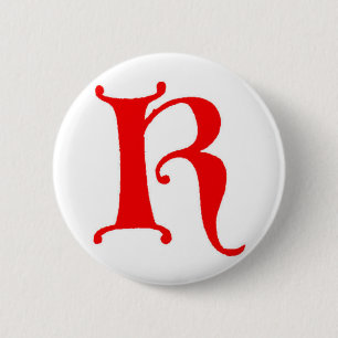 Letter K Pinback Button