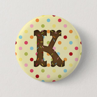Letter K Pinback Button