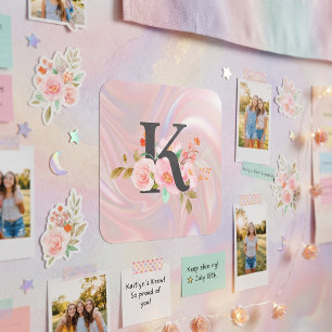 Letter K Square Sticker