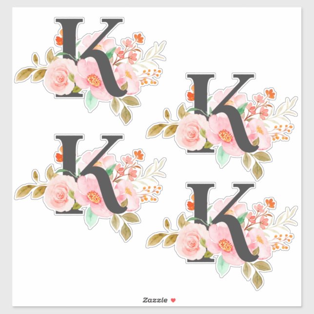 Letter K Sticker (Sheet)