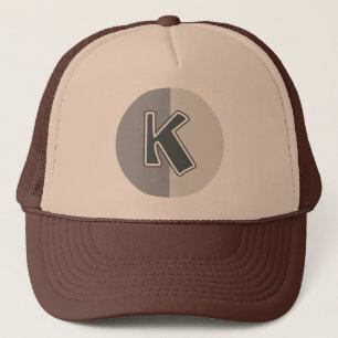 Letter K Trucker Hat