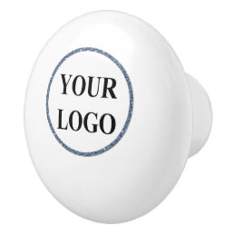 Letter knobs and pulls ADD YOUR LOGO  Ceramic Knob