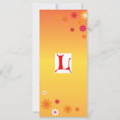 Letter L Book Mark (Back)