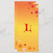 Letter L Book Mark (Front/Back)