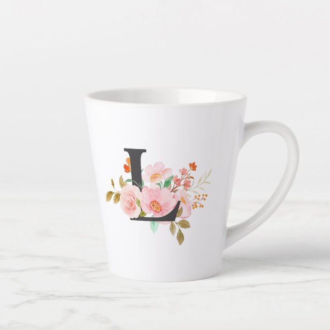 Letter L Latte Mug (Right)
