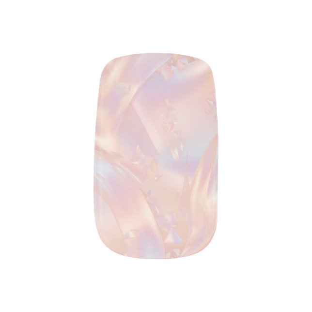 Letter L Minx Nail Art (Left Thumb)