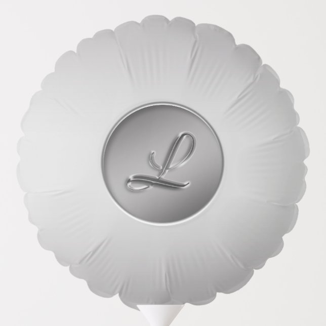 "Letter L" Monogram Balloon (Back)