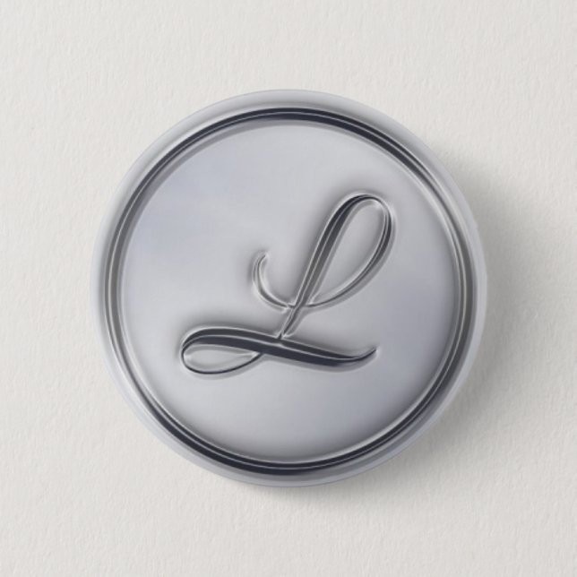 "Letter L" Monogram Button (Front)
