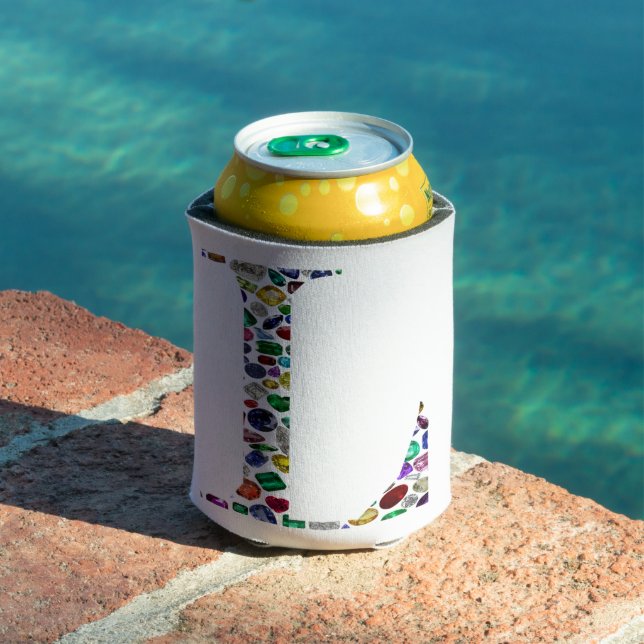 Letter L Monogram Can Cooler (In Situ Pool)