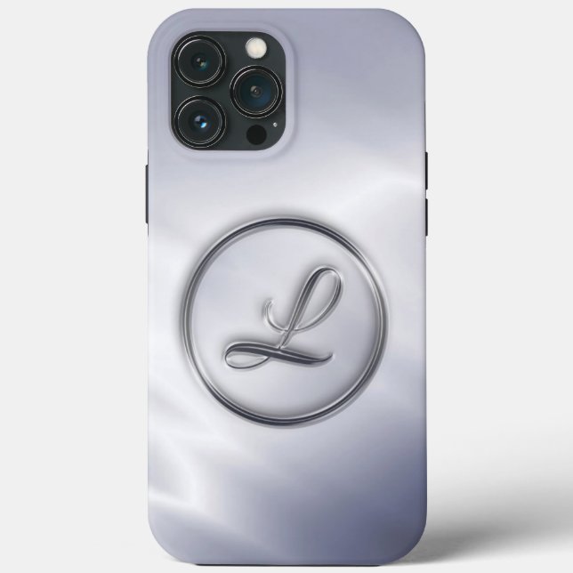 "Letter L" Monogram Case-Mate iPhone Case (Back)
