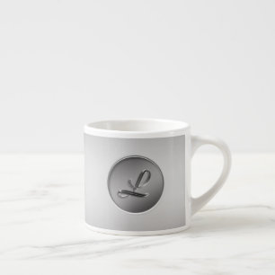 "Letter L" Monogram Espresso Cup