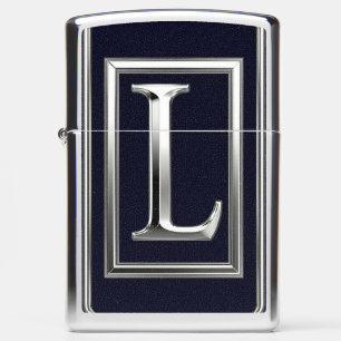 ⚜️ Letter L Monogram Gift For Dad 🎁 Zippo Lighter