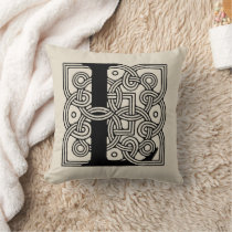 Letter L Monogram Vintage Celtic Knot Print