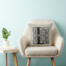 Letter L Monogram Vintage Celtic Knot Print