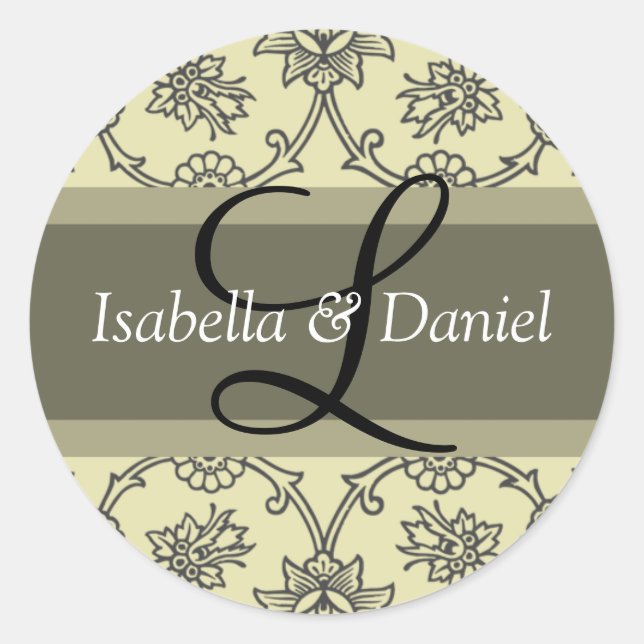 Letter L Monograms For Wedding Invitation Seals (Front)