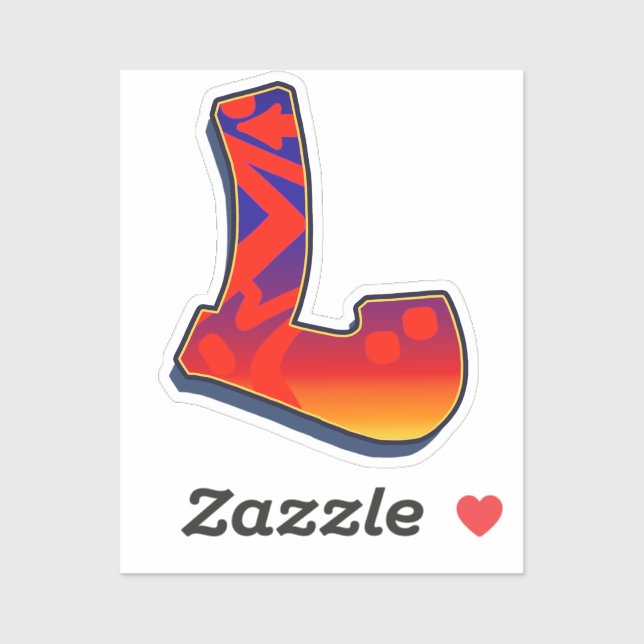 Letter L - Night Sky Sticker (Sheet)