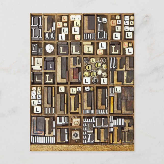 Letter L Postcard (Front)