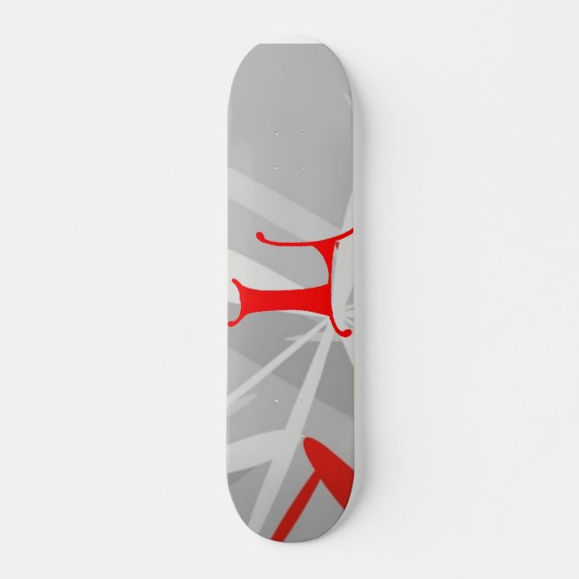 Letter L Skateboard Deck (Front)