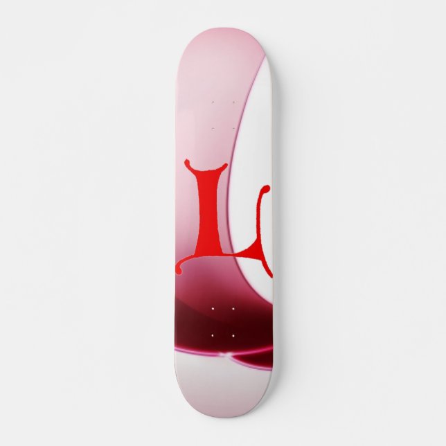 Letter L Skateboard Deck (Front)