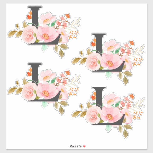 Letter L Sticker (Sheet)