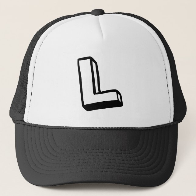 Letter L Trucker Hat (Front)