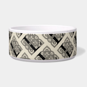 Letter L Vintage Celtic Knot Monogram Bowl