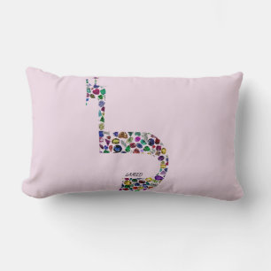 Letter 'LAMED' Lumbar Pillow