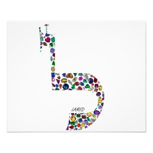Letter 'LAMED' Photo Print