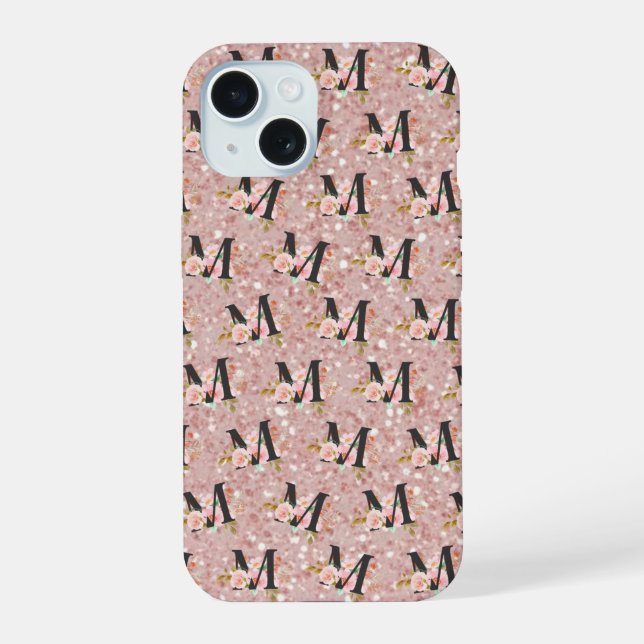 Letter M iPhone 15 Case (Back)