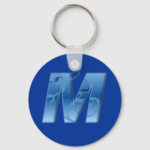 Letter M Keychain