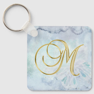 Margins USA MARQUEE Letter Keychain - M