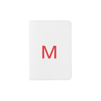 Letter M passport holder
