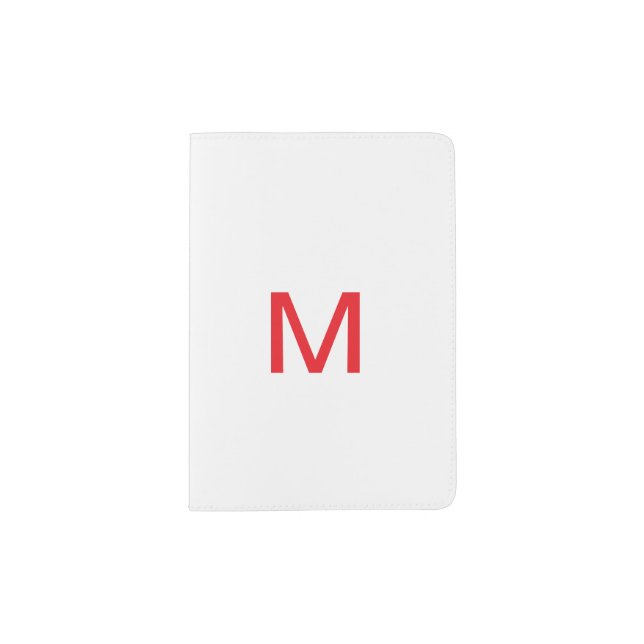 Letter M passport holder (Front)