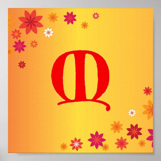 Letter M Poster (Front)
