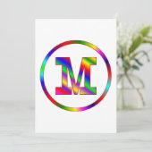 Letter M Rainbow (Standing Front)
