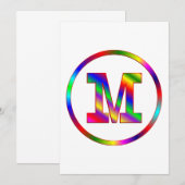 Letter M Rainbow (Front/Back)
