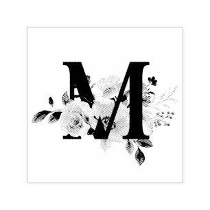 Letter M Self-inking Stamp