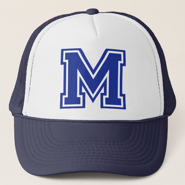Letter M Trucker Hat (Front)